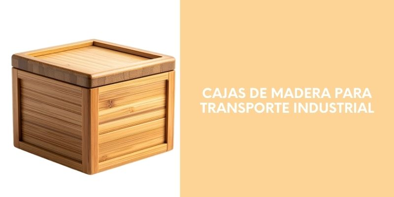 Cajas de madera para transporte industrial